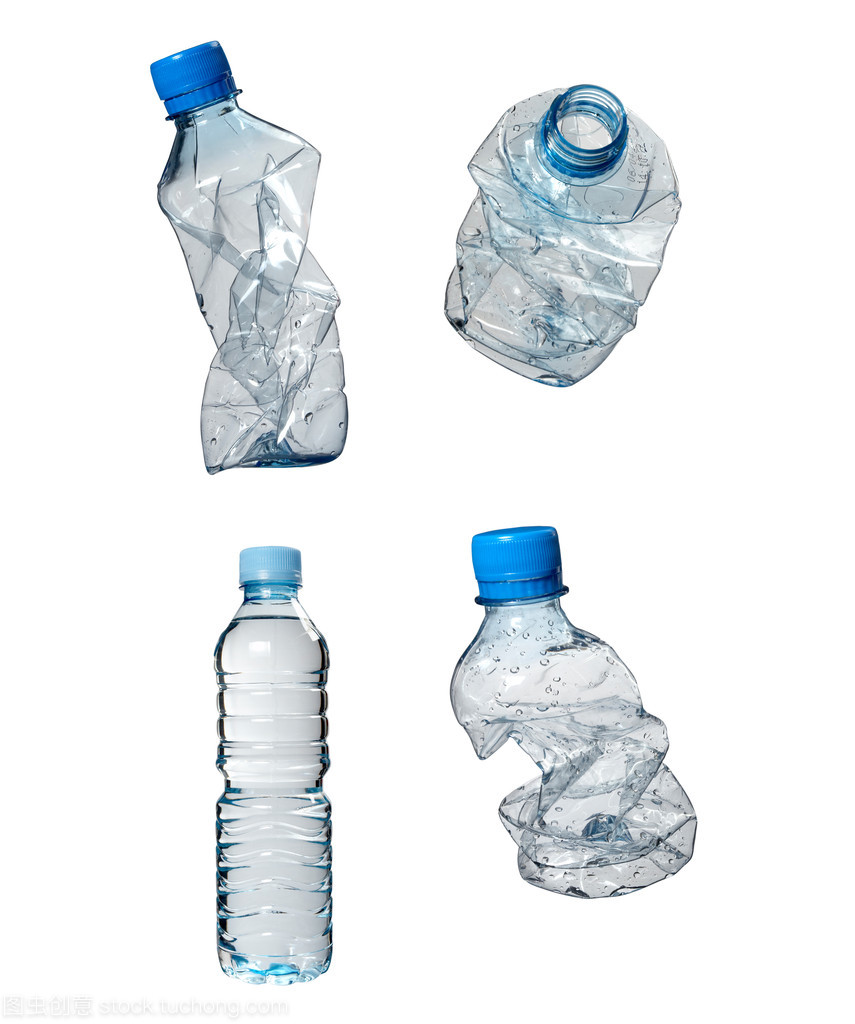 塑料瓶的垃圾废物生态
